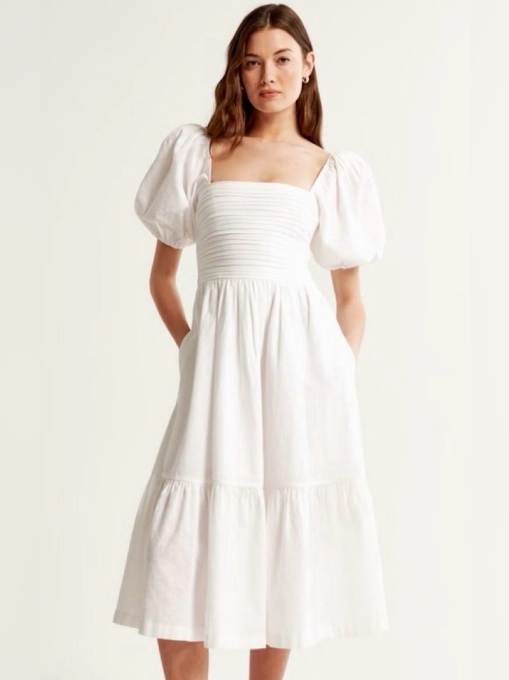 Abercrombie Emerson Linen-Blend dress